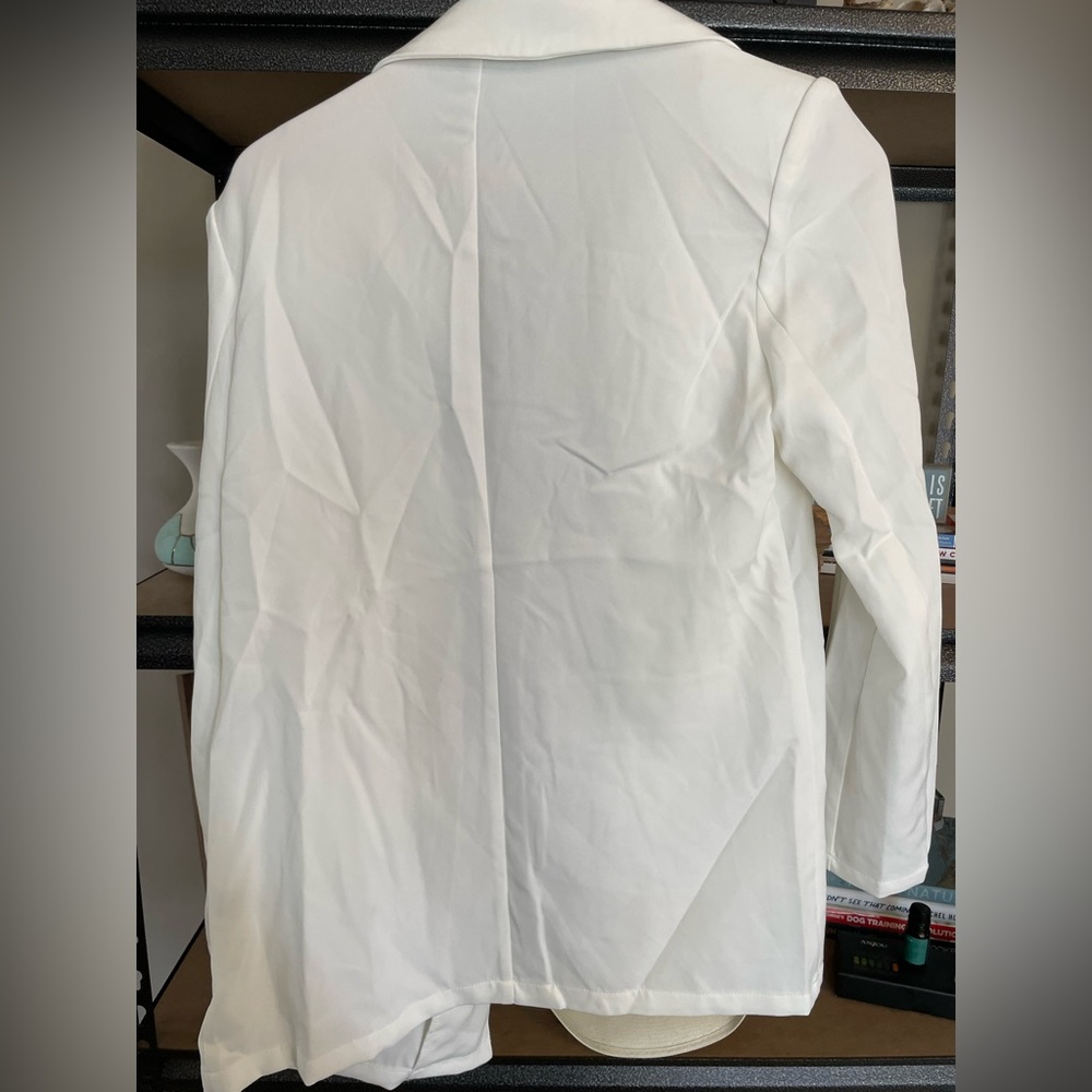 White SHEIN blazer, medium